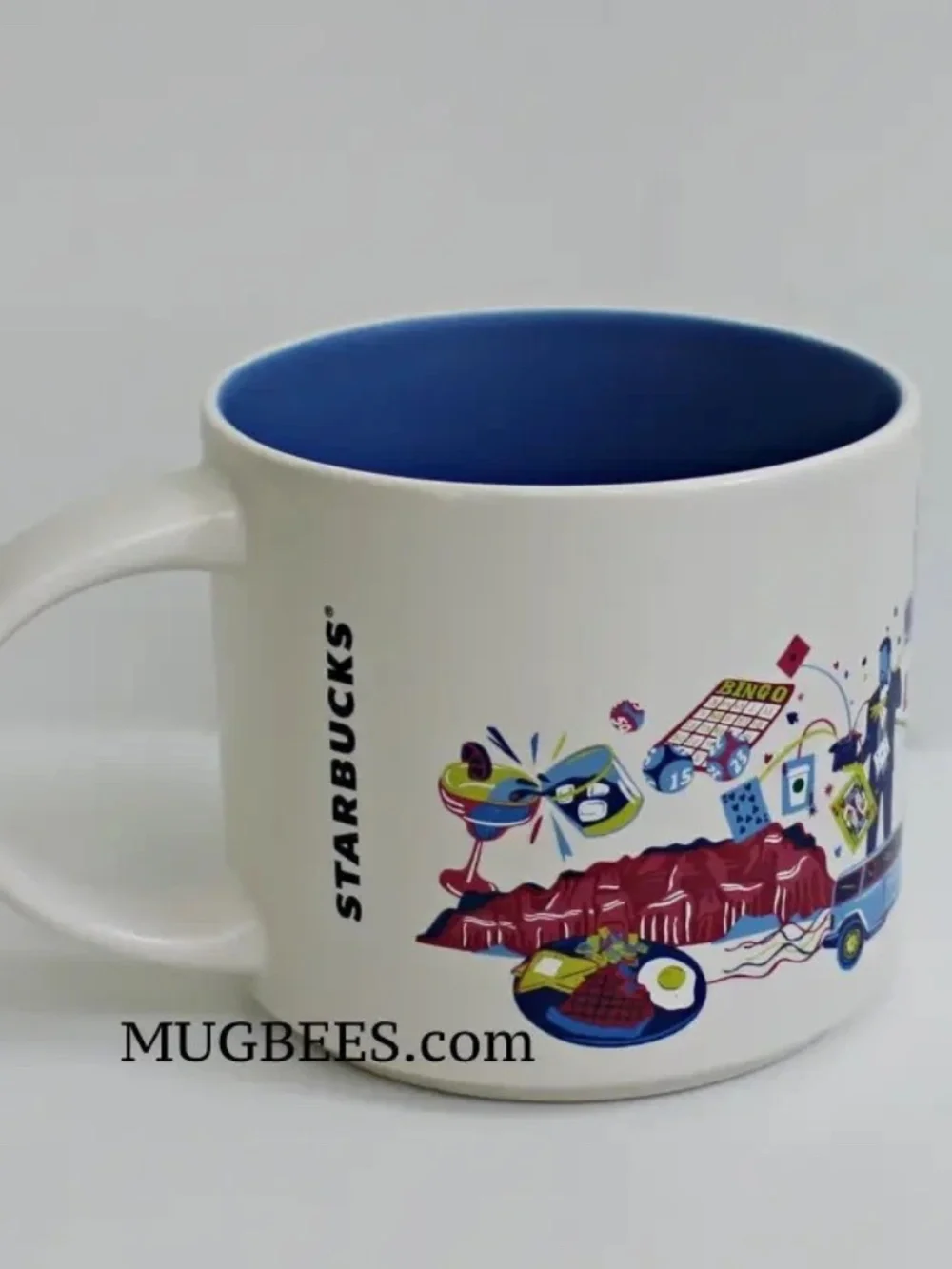 Starbucks Discovery Series Las Vegas Ceramic Coffee Tea Cup Mug 14 oz